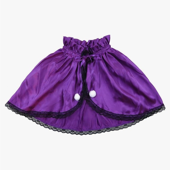 Girl's  Purple Short Cape 3T/4T - Picture 1 of 2
